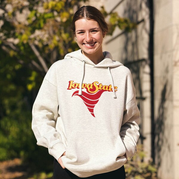 Champion Iowa State Swirl Oatmeal All Star Hooded Sweatshirt